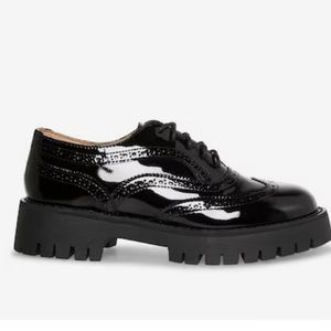 NIB Steve Madden Lance Platform Wingtip Oxford Derby shoes 39.5 (9.5)